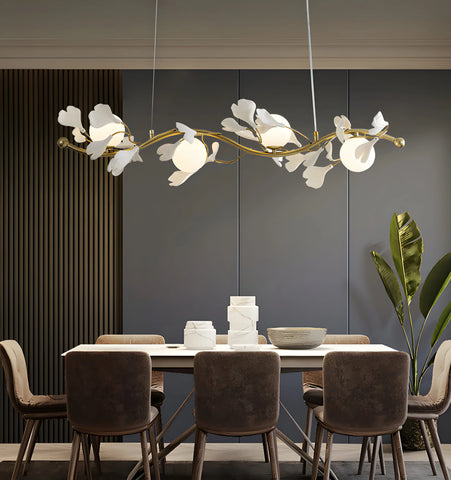 Gingko Glass Chandelier