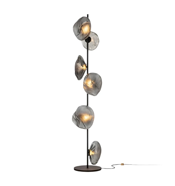 GLASS PETALS FLOOR LAMP