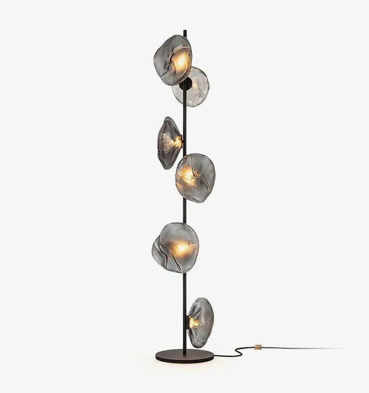 GLASS PETALS FLOOR LAMP