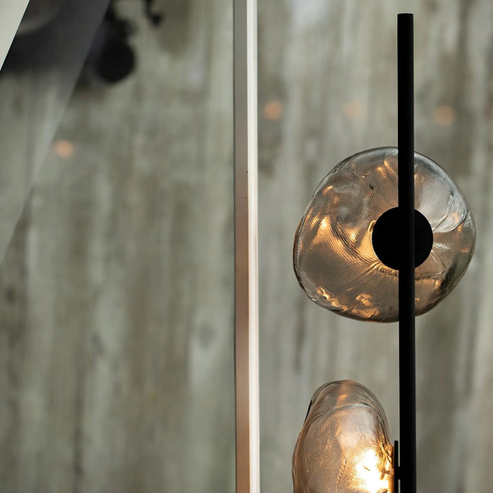 GLASS PETALS FLOOR LAMP