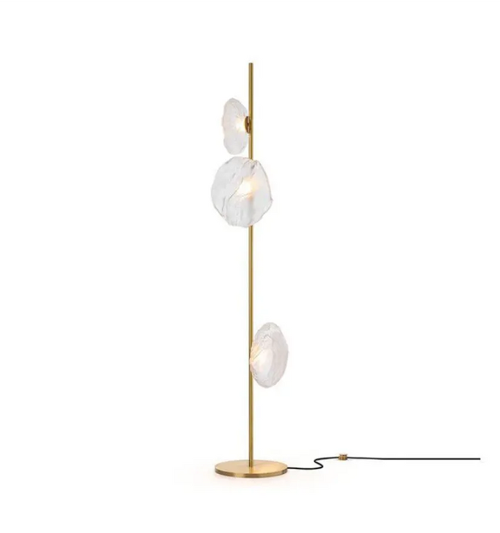 GLASS PETALS FLOOR LAMP