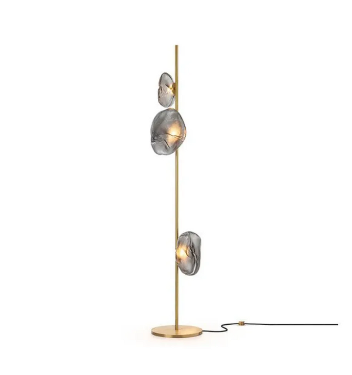 GLASS PETALS FLOOR LAMP