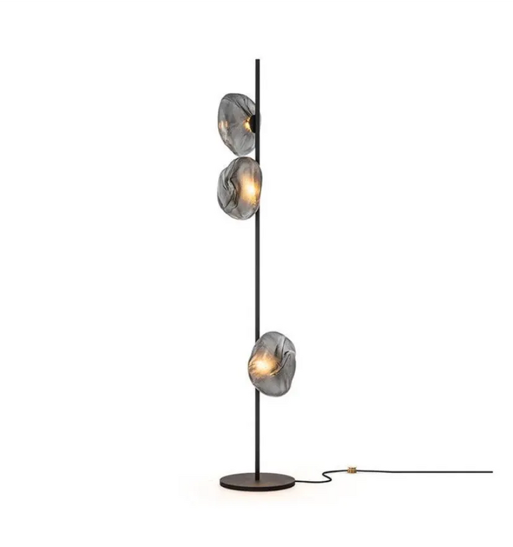 GLASS PETALS FLOOR LAMP