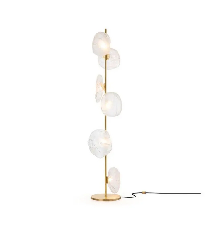 GLASS PETALS FLOOR LAMP