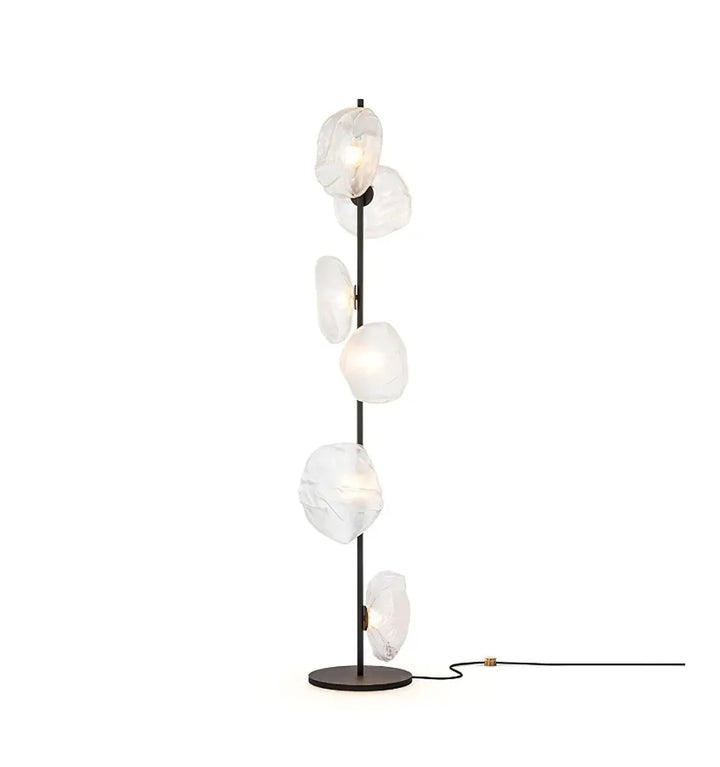 GLASS PETALS FLOOR LAMP