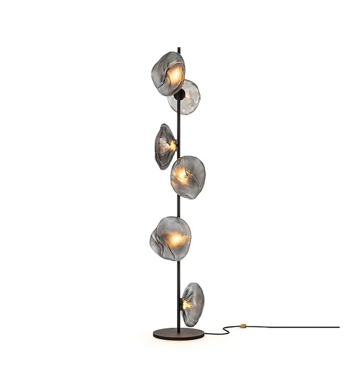 GLASS PETALS FLOOR LAMP