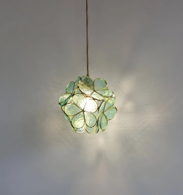 GLASS PETAL PENDANT LIGHT