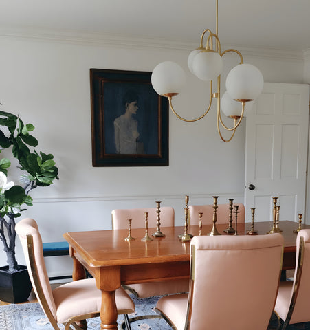 GOOSENECK CHANDELIER
