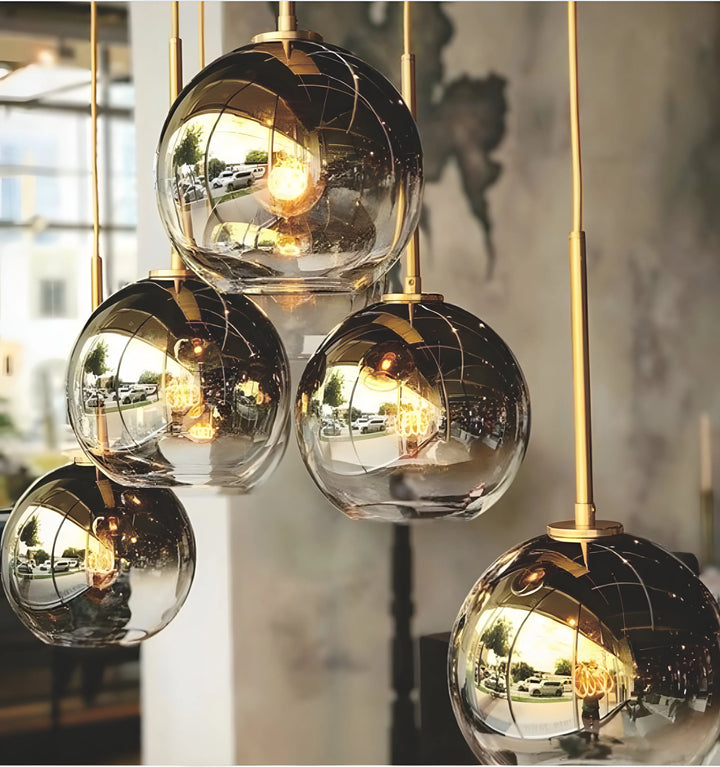 GRADIENT BUBBLE BALL PENDANT LIGHT