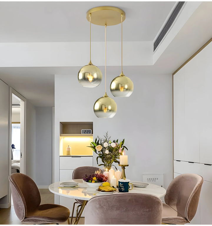 GRADIENT BUBBLE BALL PENDANT LIGHT