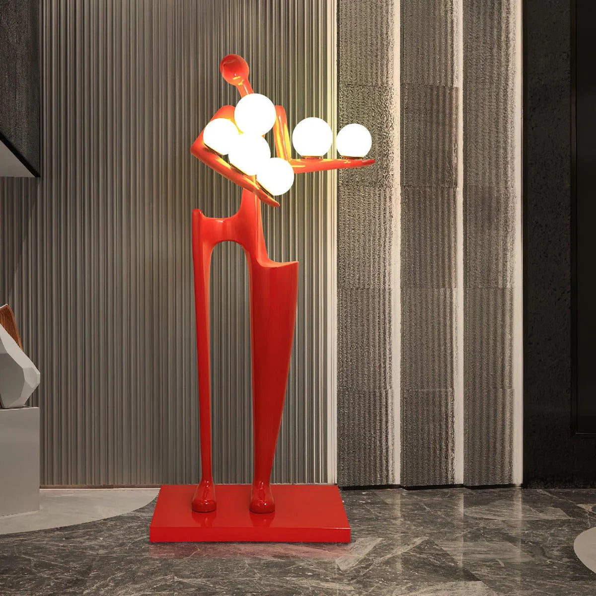 Guardian Sculpture Floor Lamp - Yiarolight