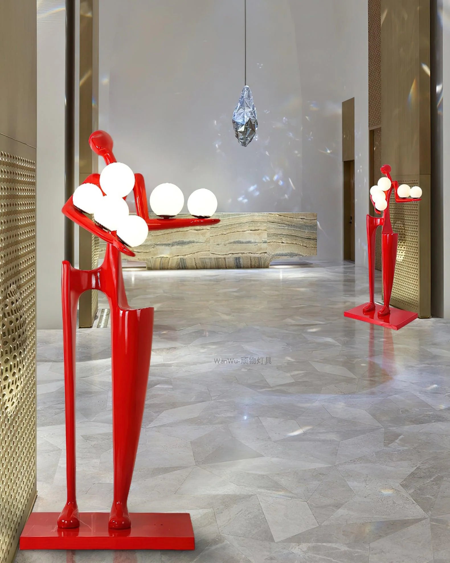 Guardian Sculpture Floor Lamp - Yiarolight