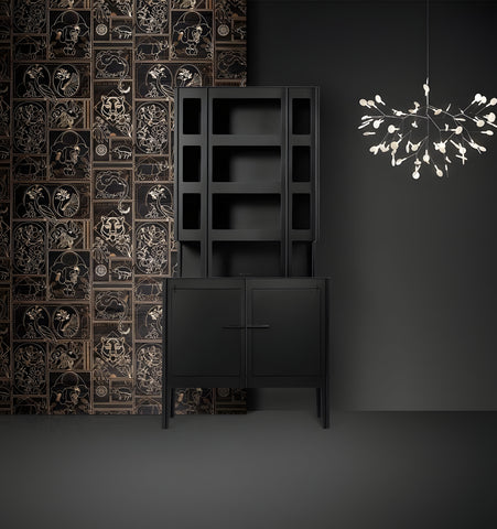 Black Heracleum Chandeliers