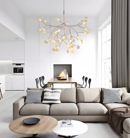 Black Heracleum Chandeliers