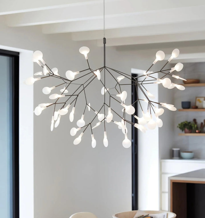 Black Heracleum Chandeliers