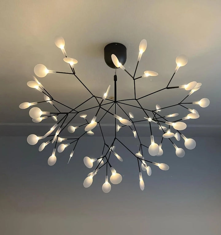 Black Heracleum Chandeliers