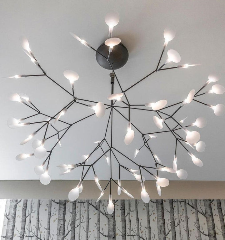 Black Heracleum Chandeliers