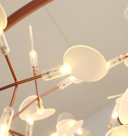 Black Heracleum Chandeliers