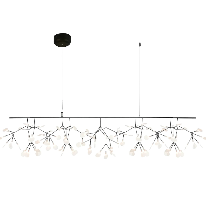 Black Heracleum Chandeliers