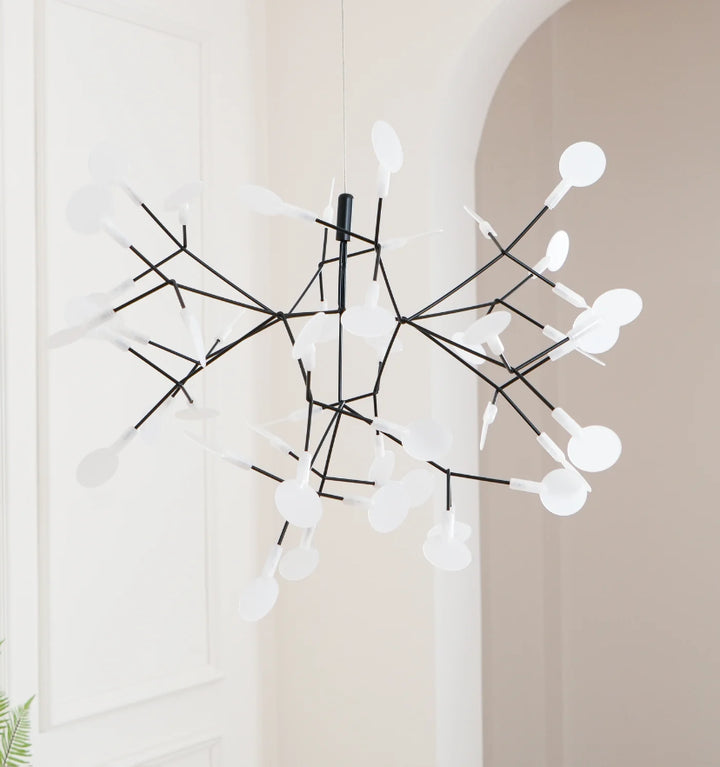 Black Heracleum Chandeliers