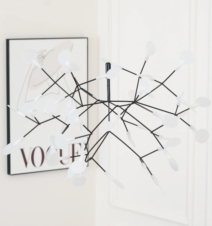 Black Heracleum Chandeliers