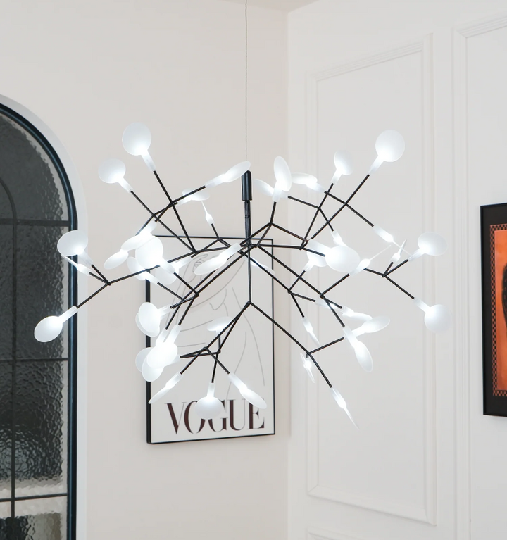 Black Heracleum Chandeliers