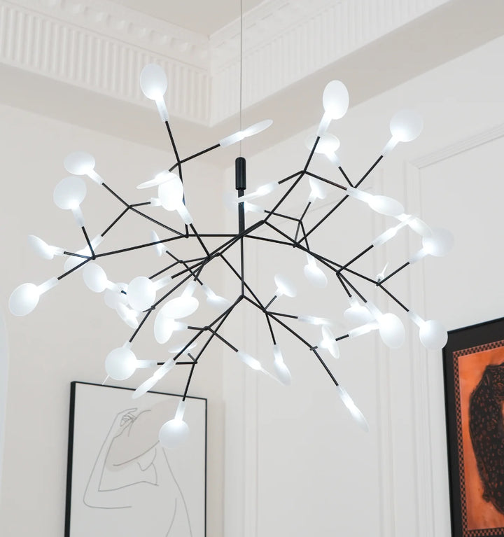 Black Heracleum Chandeliers