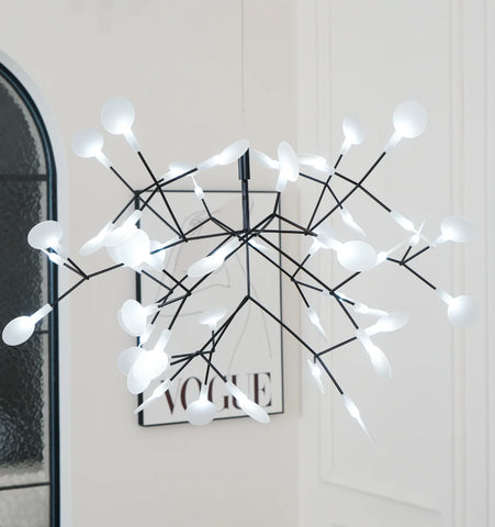 Black Heracleum Chandeliers