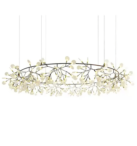 Black Heracleum Chandeliers
