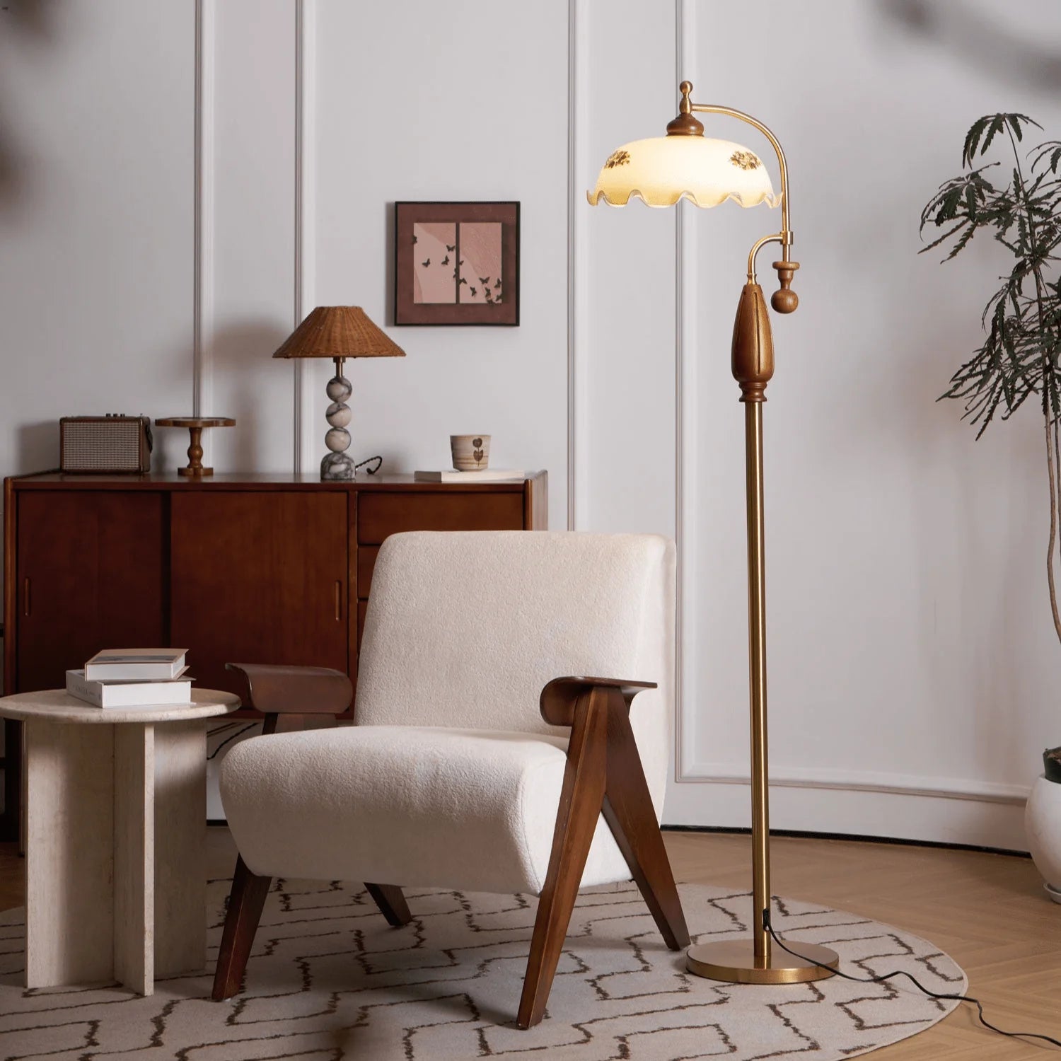 Heritage Bloom Floor Lamp