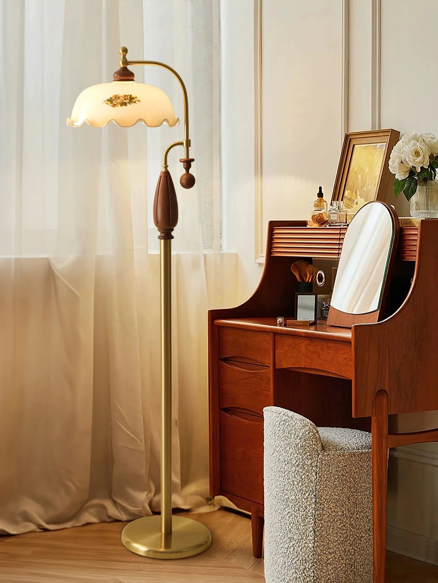 Heritage Bloom Floor Lamp
