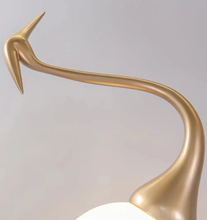 Heron Sculpture Floor Lamp