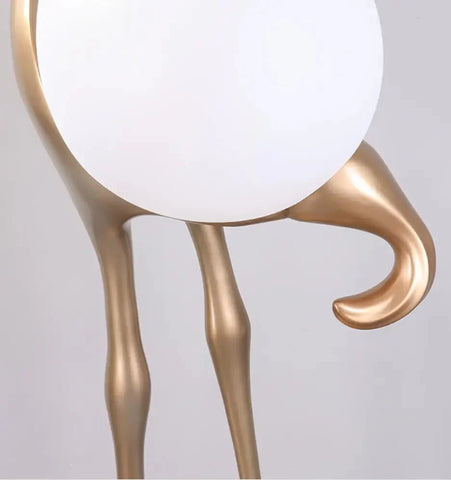 Heron Sculpture Floor Lamp