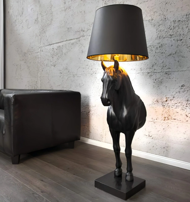 Horse Statue Floor Lamp