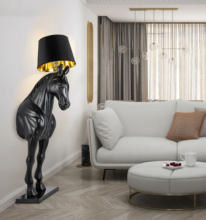 Horse Statue Floor Lamp