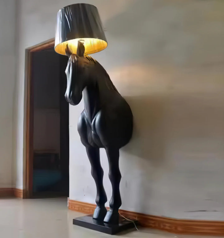 Horse Statue Floor Lamp