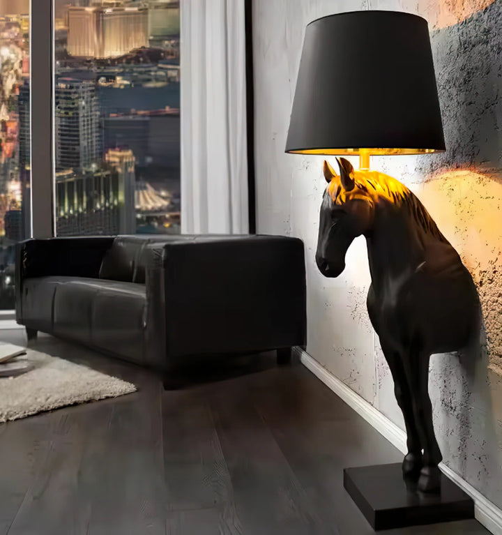 Horse Statue Floor Lamp