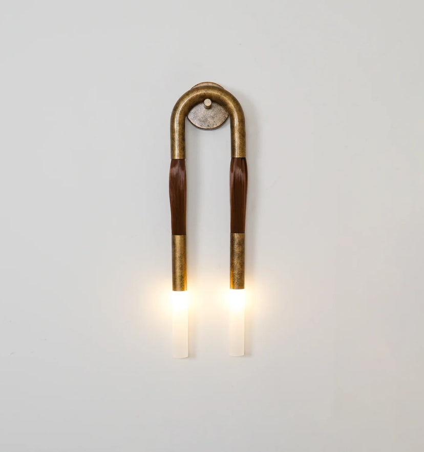 Horsehair Wall Lamp