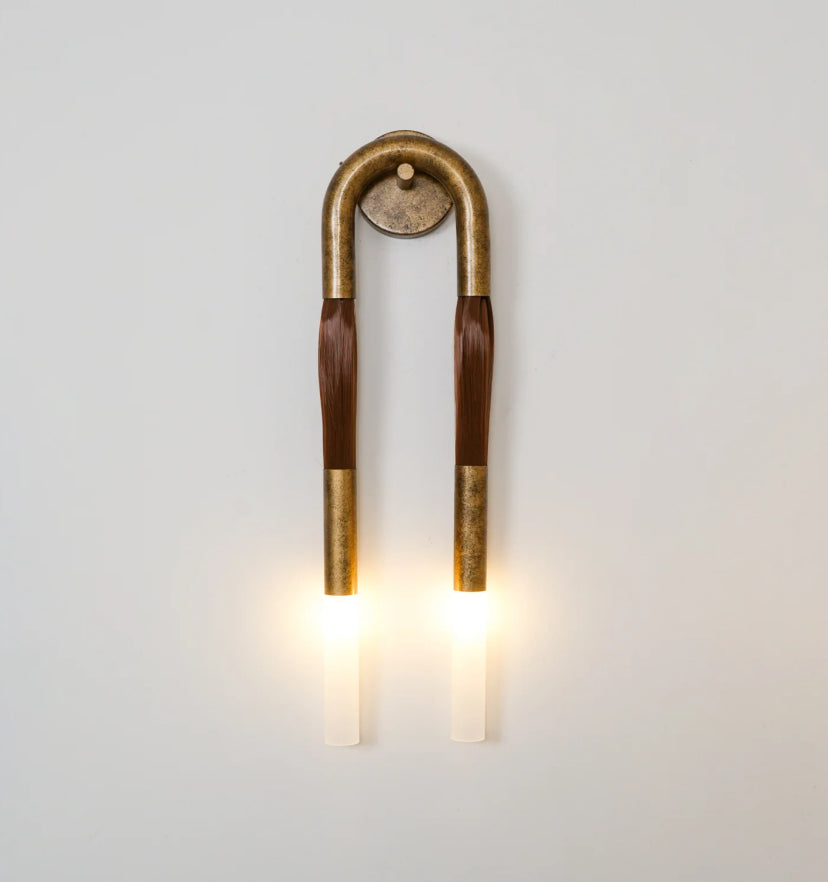 Horsehair Wall Lamp