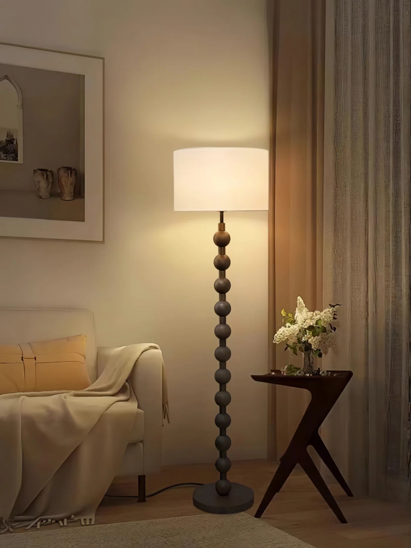 HUGO BARBELL FLOOR LAMP