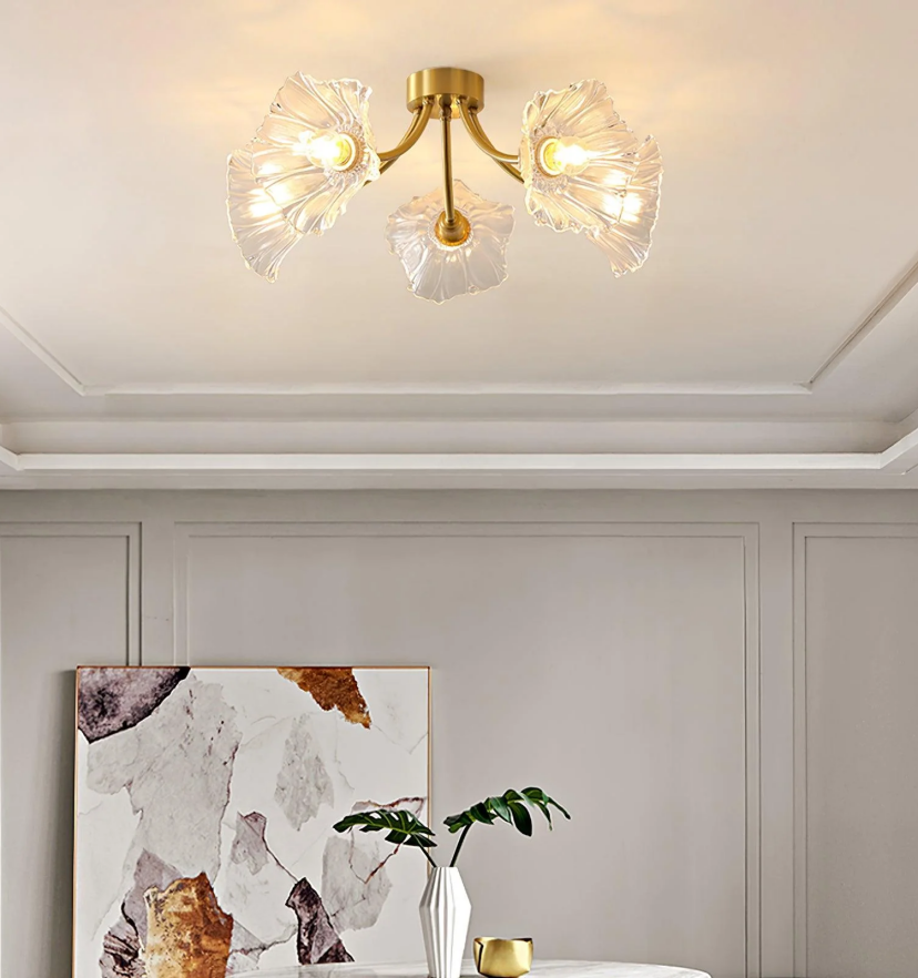 Kalin Flower Glass Ceiling Lamp