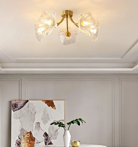 Kalin Flower Glass Ceiling Lamp