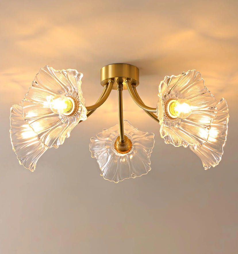 Kalin Flower Glass Ceiling Lamp - Yiarolight