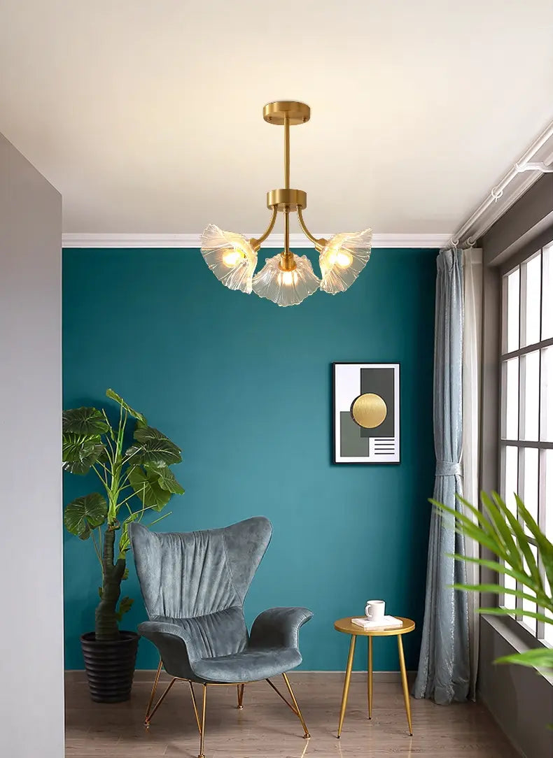Kalin Flower Glass Chandelier