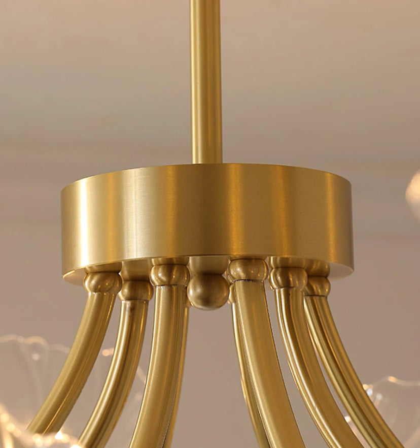 Kalin Flower Glass Chandelier
