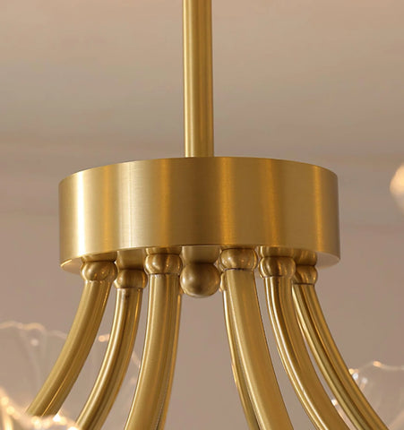 Kalin Flower Glass Chandelier