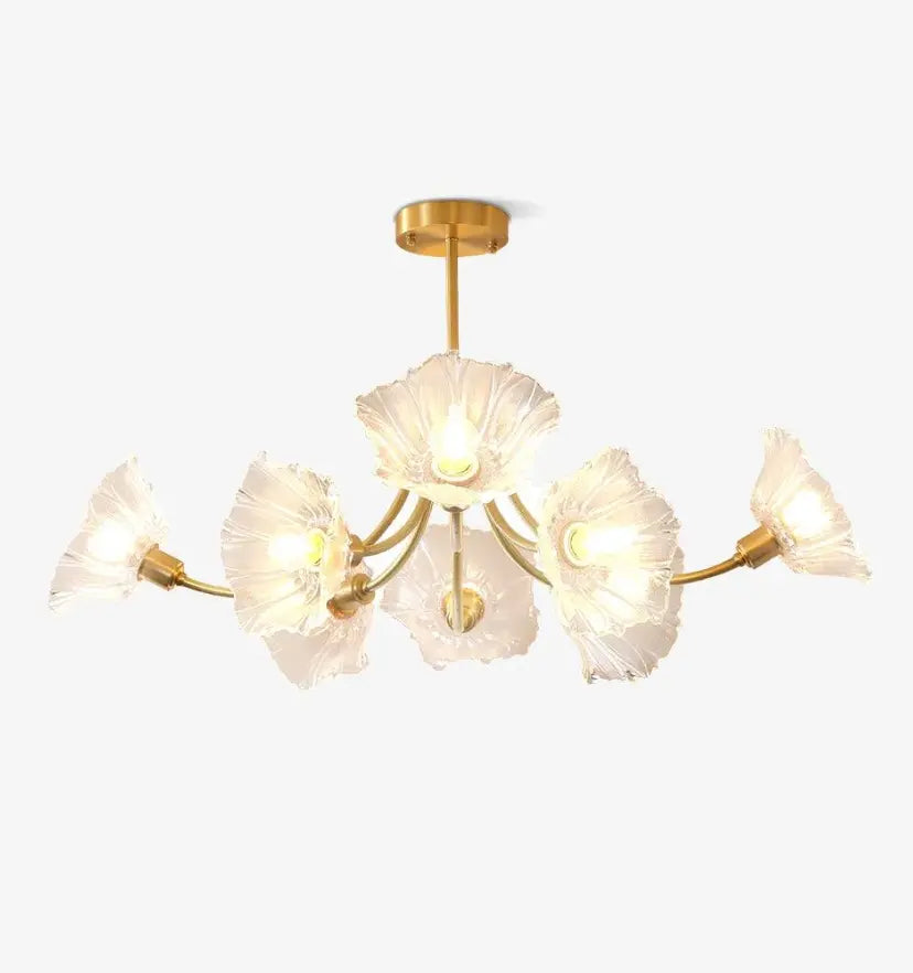 Kalin Flower Glass Chandelier