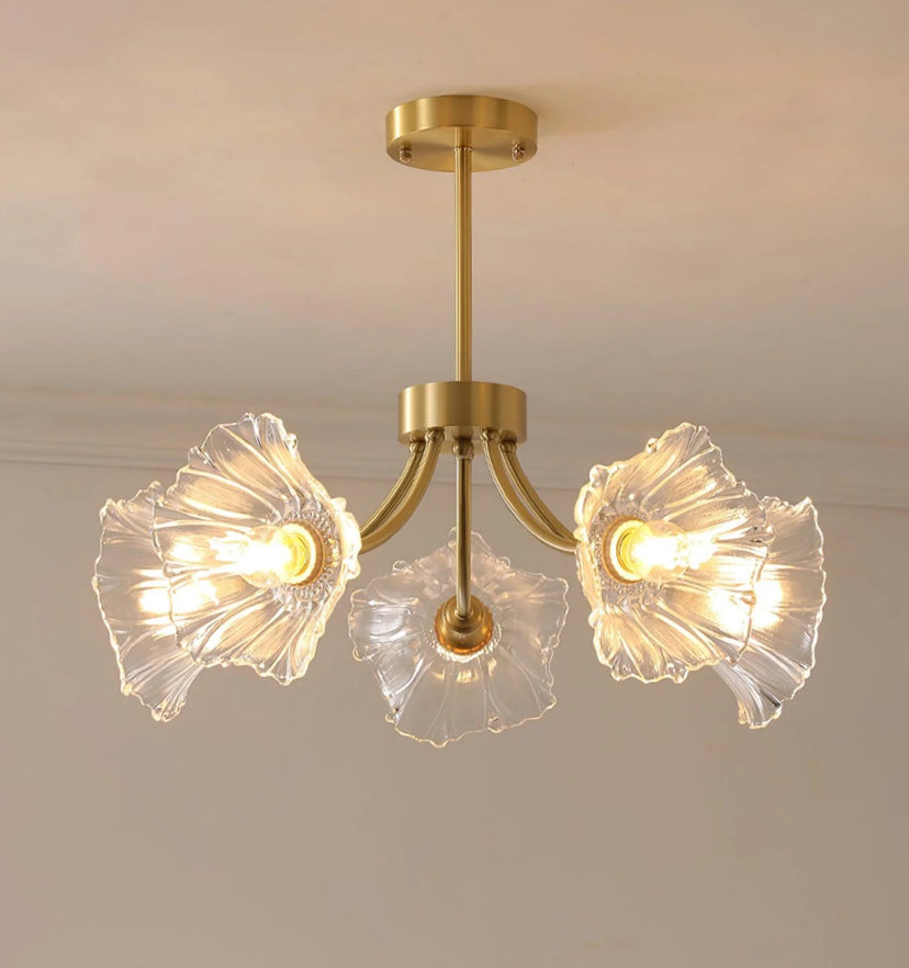 Kalin Flower Glass Chandelier