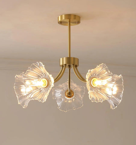Kalin Flower Glass Chandelier