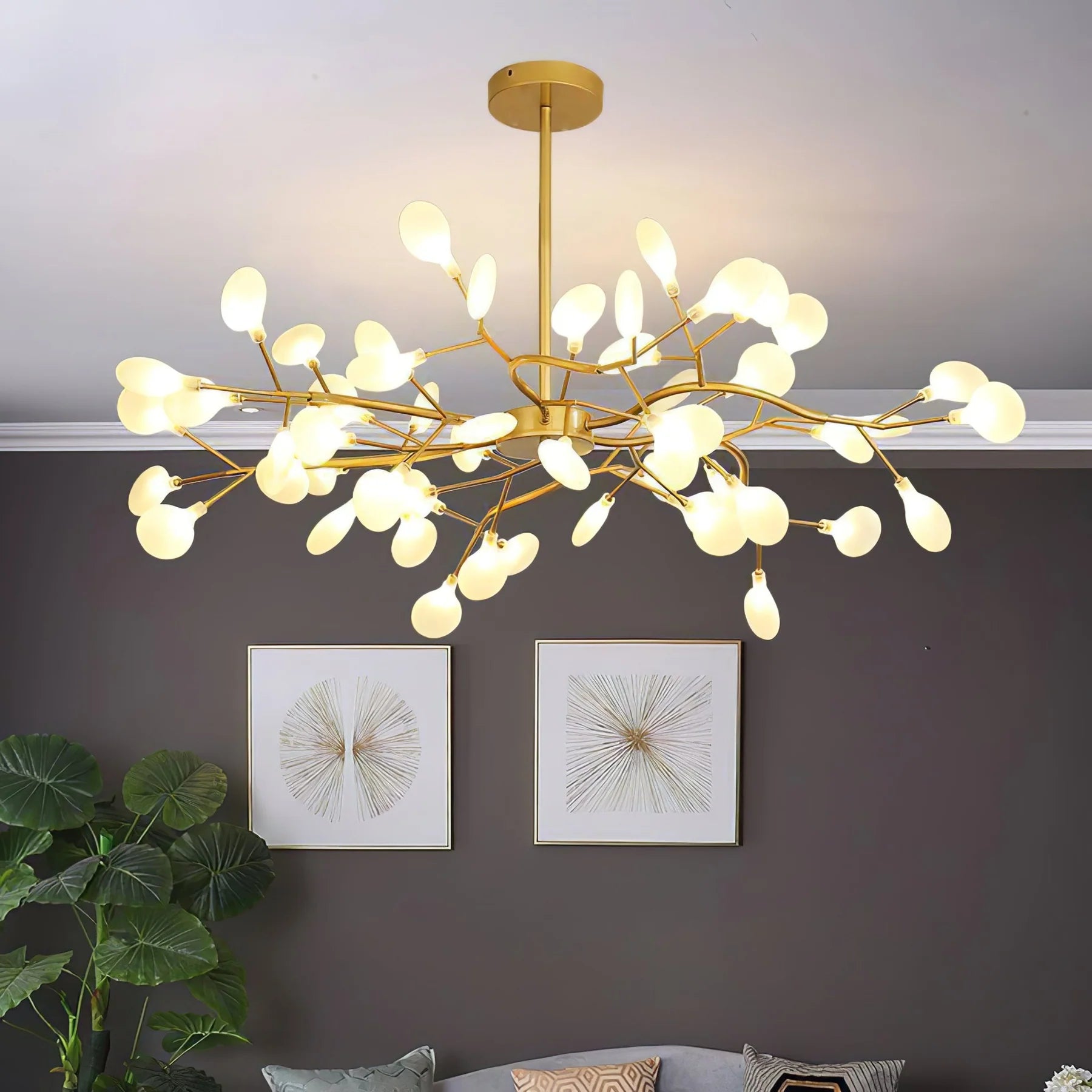 LED Firefly Sputnik Chandelier
